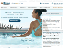 Tablet Screenshot of otezla.com